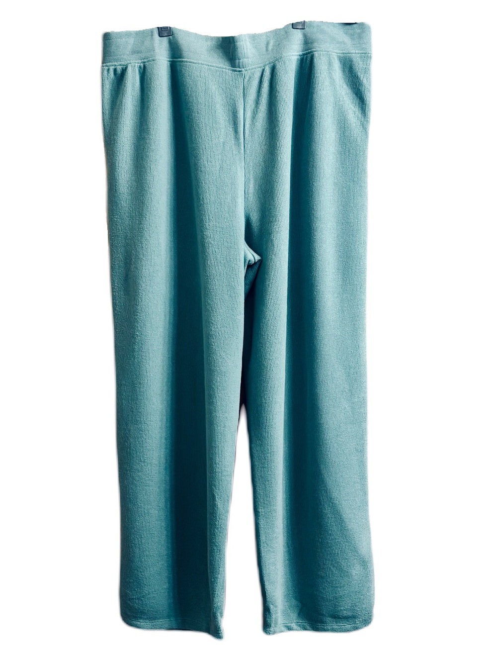 Cuddl Duds Women's Cozy Lounge Pants in Teal Size 2X